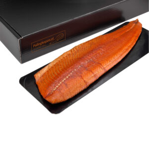 Zalmzijde warm gerookt